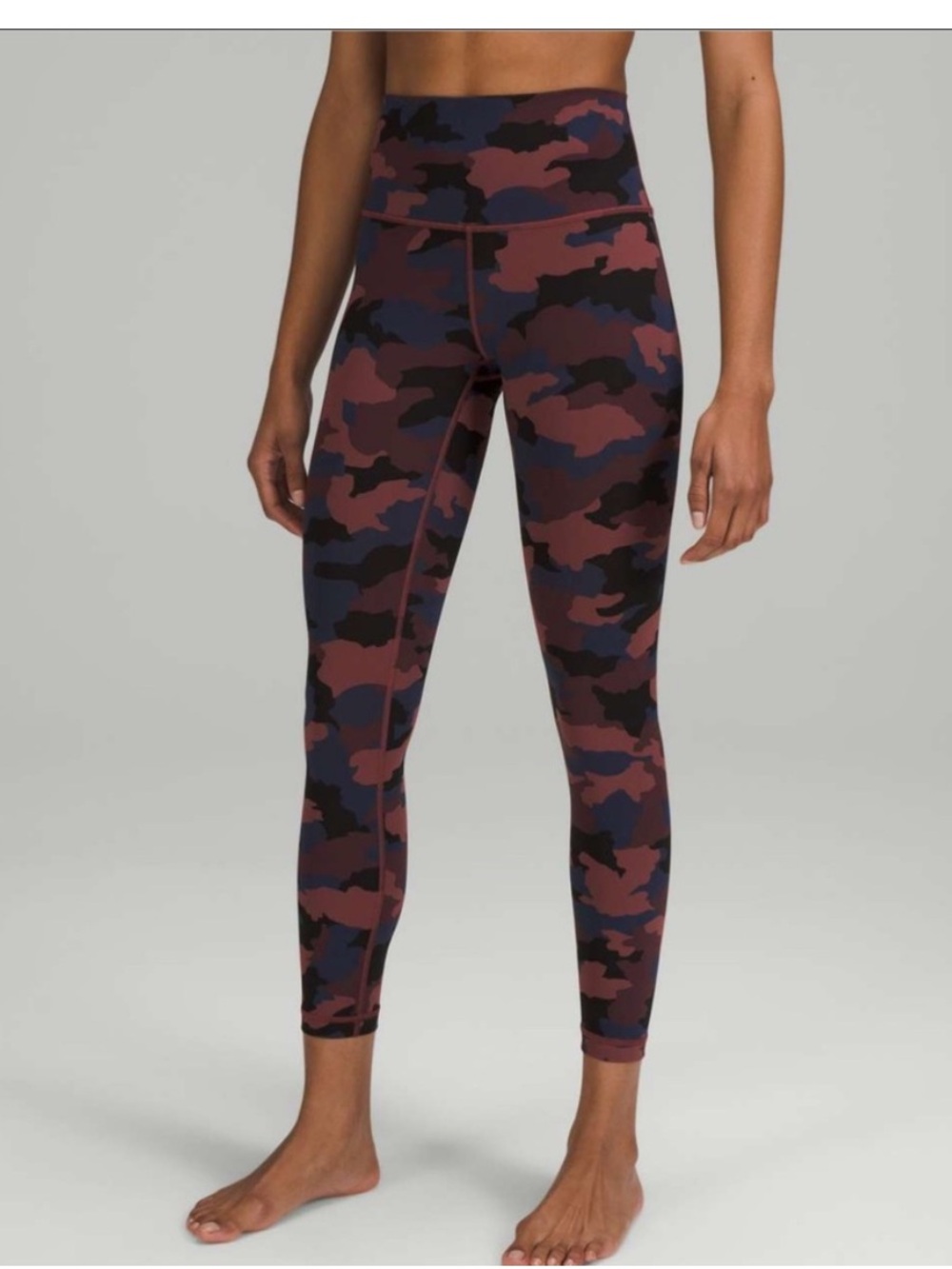 Lululemon Wunder Under HR Leggings Heritage 365 Camo Size 6
